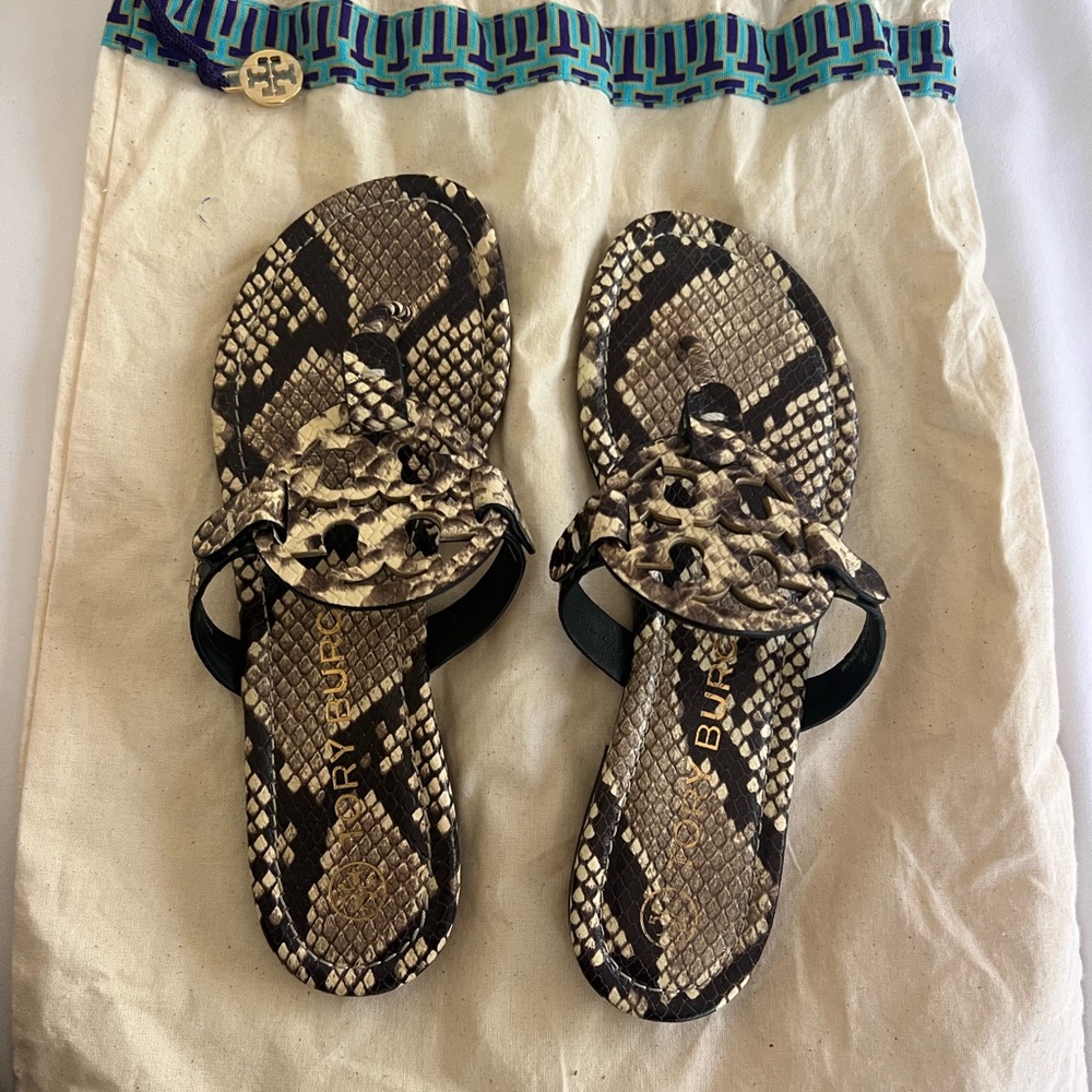 Tory Burch Miller Sandal - Snake Skin
